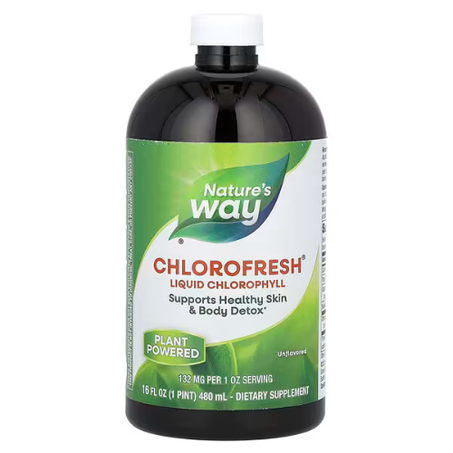 Nature's Way - Chlorofresh - Chlorophylle liquide Sans arôme - 480 ml
