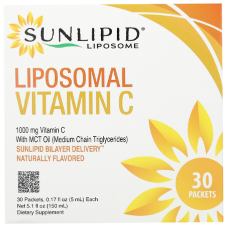 Sunlipid - Vitamine C liposomale avec huile TCM - 30 sachets 5 ml pièce