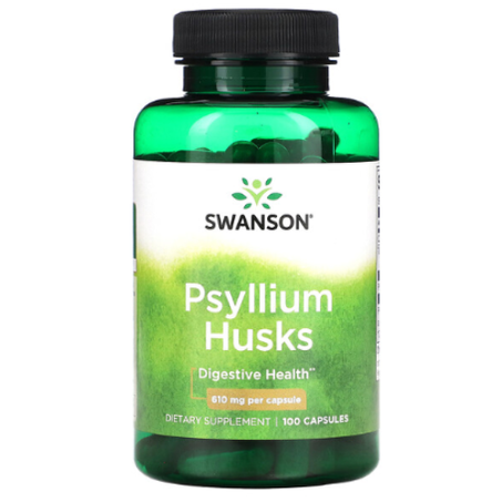 Swanson - Cosses de psyllium 610 mg - 100 capsules