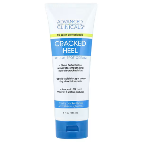Advanced Clinicals - Talon fissuré Crème contre les taches rugueuses - 237 ml