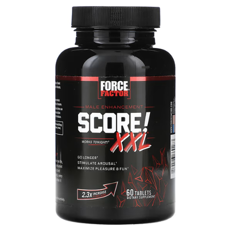 Force Factor - SCORE! XXL - Amélioration masculine - 60 comprimés (Soyez au Top)