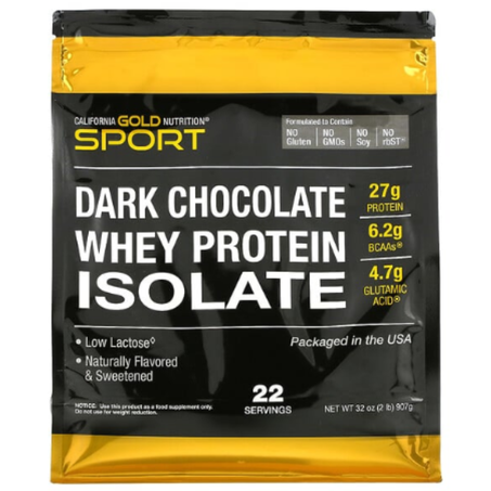 California Gold Nutrition - SPORT - Isolat de protéines de lactosérum 907 g