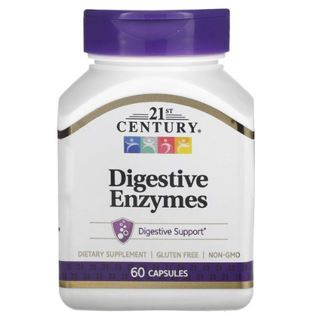 21st Century - Enzymes digestives - 60 capsules