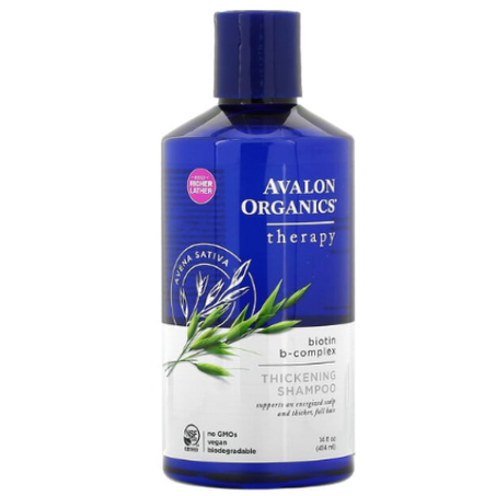 Avalon Organics - Shampooing épaississant Soin B-Complex à la biotine - 414 ml