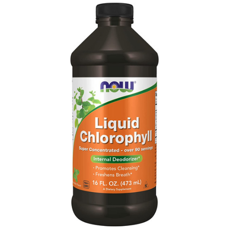 NOW Foods - Chlorophylle liquide - Menthe naturelle - 473 ml