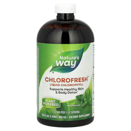 Nature's Way - Chlorofresh - Chlorophylle liquide Menthe - 480 ml