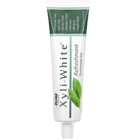NOW Foods - Solutions - Xyli White - Gel dentifrice Menthe fraîche 181 g - Sans fluor