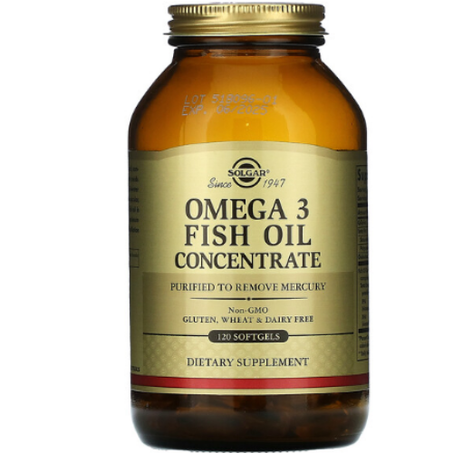 Solgar - Concentré d'huile de poisson riche en oméga 3 - 120 capsules à enveloppe molle