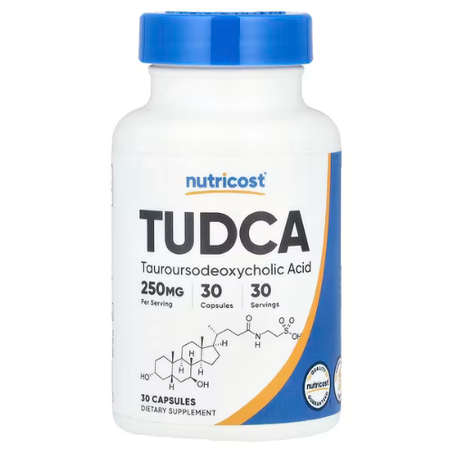 Nutricost - TUDCA, 250 mg - 30 capsules