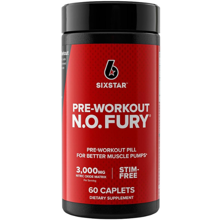 SIXSTAR -  Pré-entraînement - NON FURY - 60 capsules