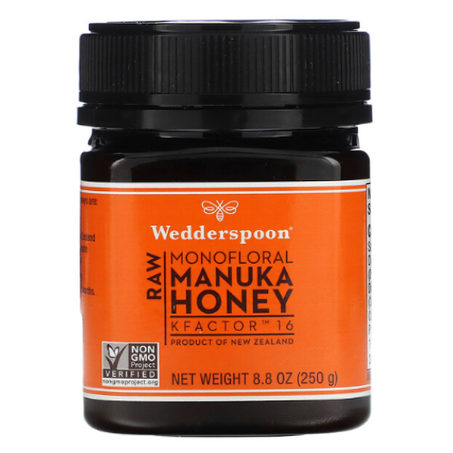 Wedderspoon - Miel de Manuka monofloral brut KFactor 16 - 250 g