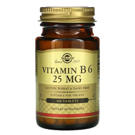 Solgar - Vitamine B6 - 100 comprimés