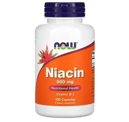NOW Foods - Niacine 500 mg - 100 capsules