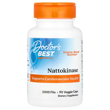 Doctor's Best - Nattokinase 2000 UF - 90 capsules végétariennes