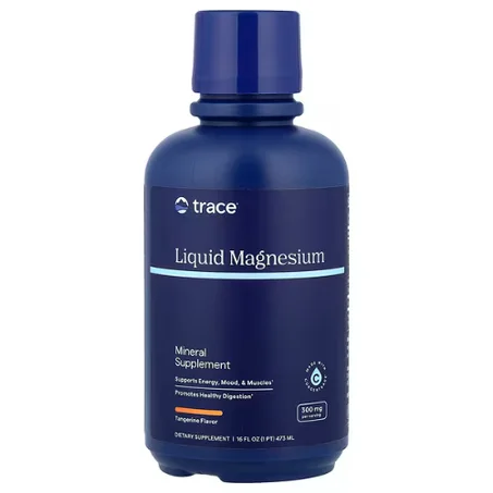 Trace Minerals - Magnésium liquide, Tangerine - 473 ml