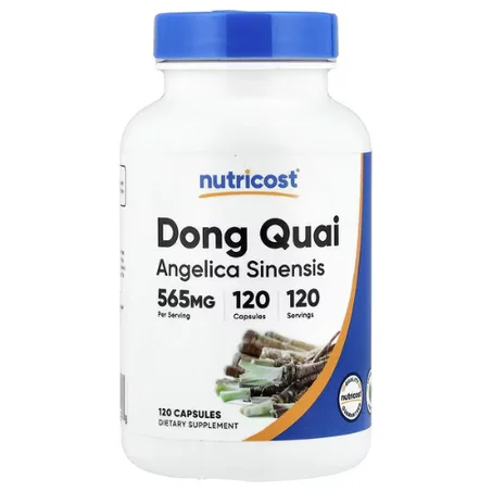 Nutricost - Dong Quai, 565 mg - 120 capsules - Équilibre Féminin et Bien-être
