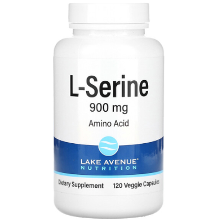 Lake Avenue Nutrition - L-sérine 900 mg - 120 capsules végétariennes