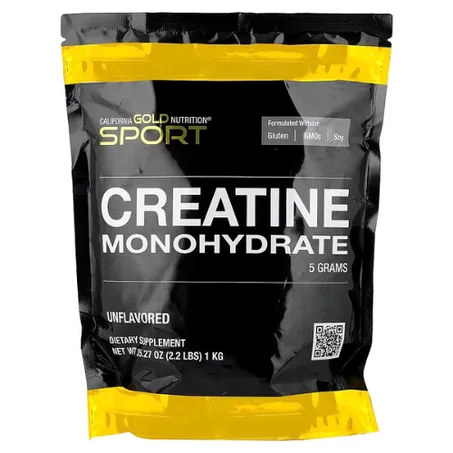California Gold Nutrition - Sport - Créatine monohydrate - Non aromatisée - 454 g