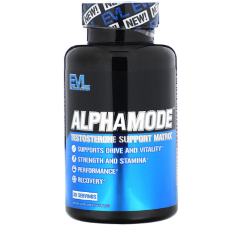 EVLution Nutrition - Alphamode - Matrice de soutien à la testostérone 60 comprimés