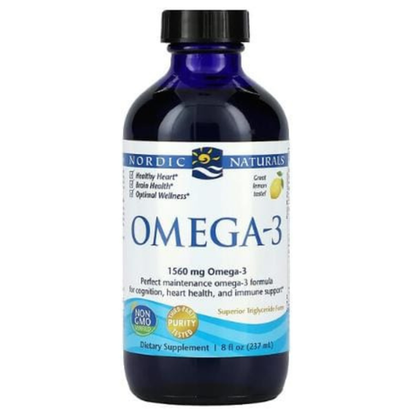 Nordic Naturals - Oméga-3 citron - 237 ml
