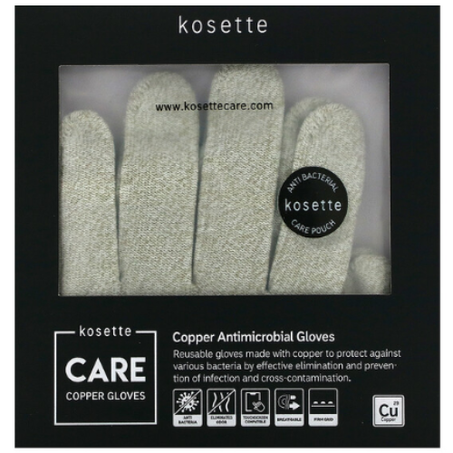 Kosette - paire de gants antimicrobiens en cuivre
