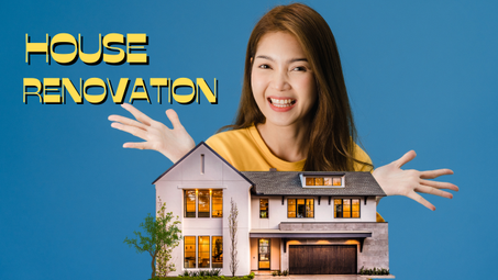 المنزل؛ الحديقة والأثاث