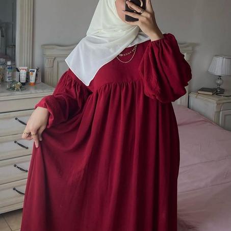 فستان طويل للمحجبات