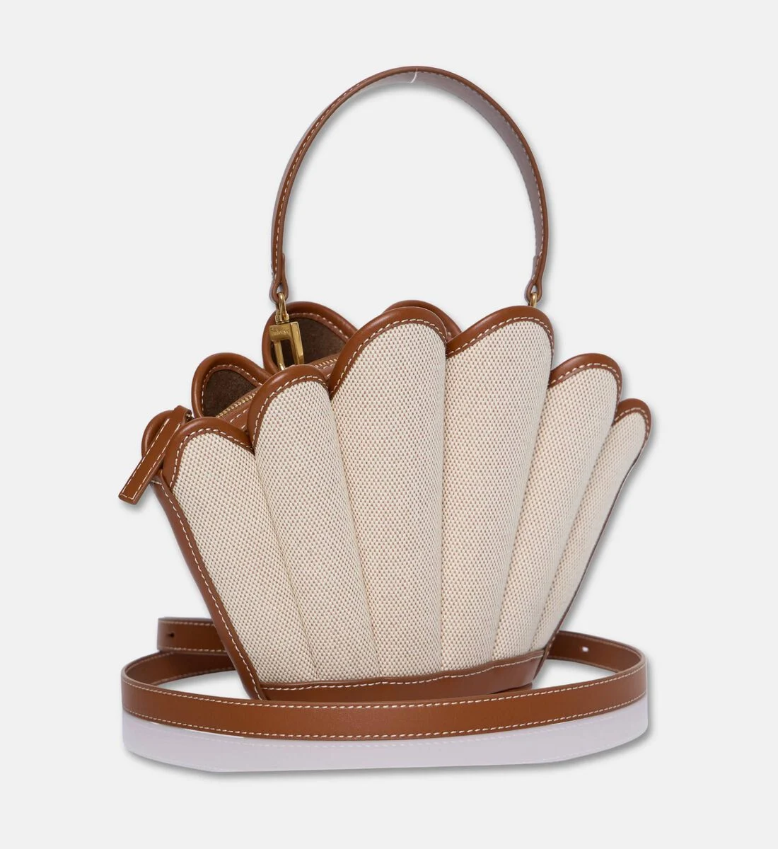 Canvas Seashell Crossbody Bag