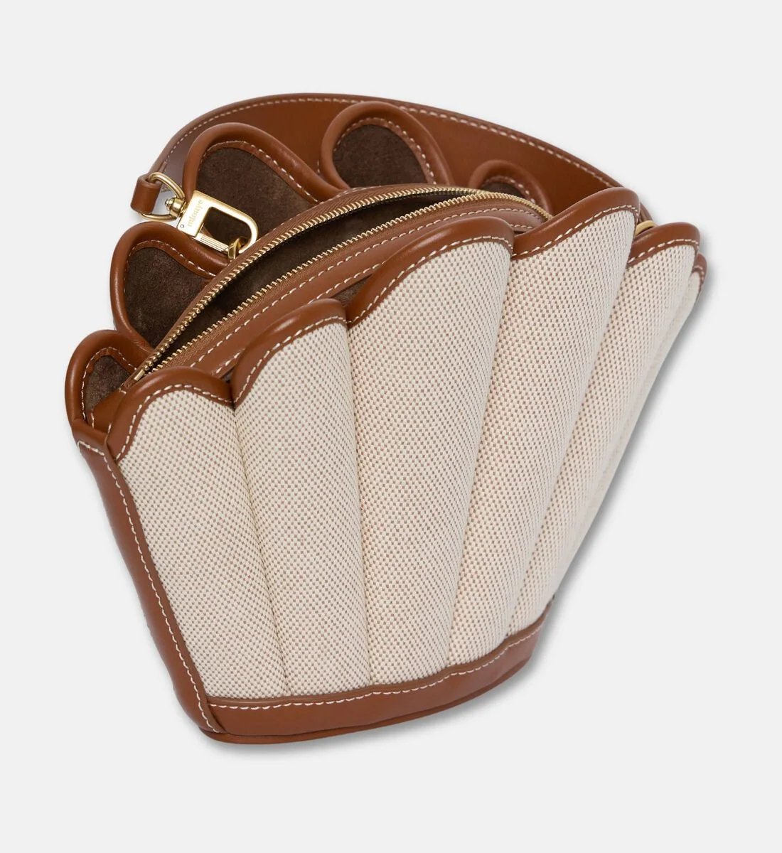 Canvas Seashell Crossbody Bag
