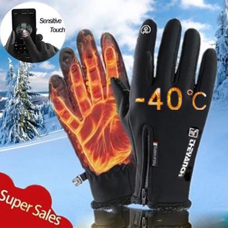 Gants d'hiver thermiques résistants à l'eau
