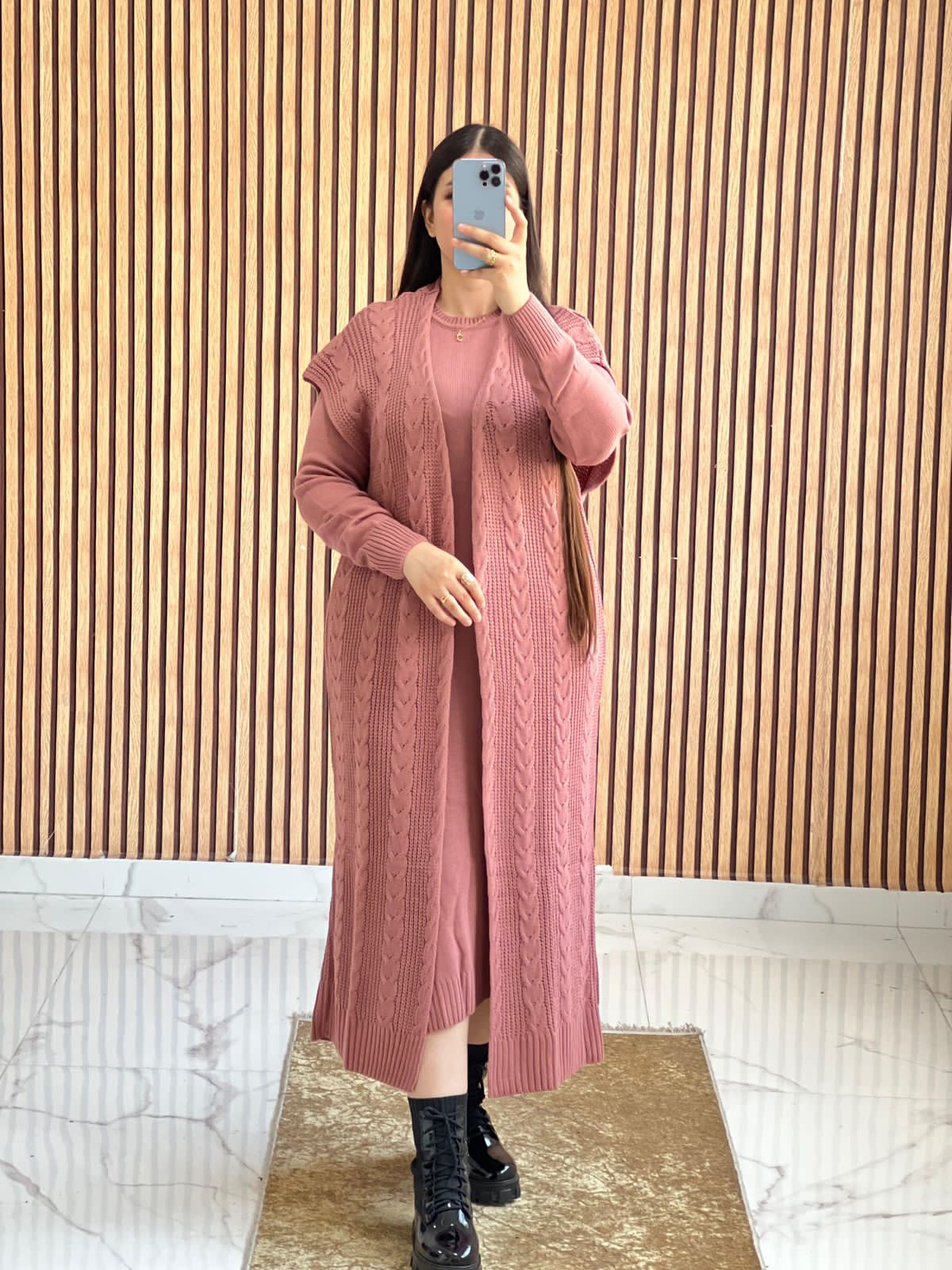 ✨ كسوة شتوية أنيقة 2 بياس - مثالية للدفء والأناقة ❄️🖤