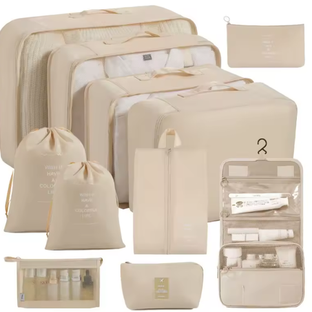 مجموعة تنظيم السفر الفاخر (اشترِ واحدة واحصل على أخرى مجانًا)