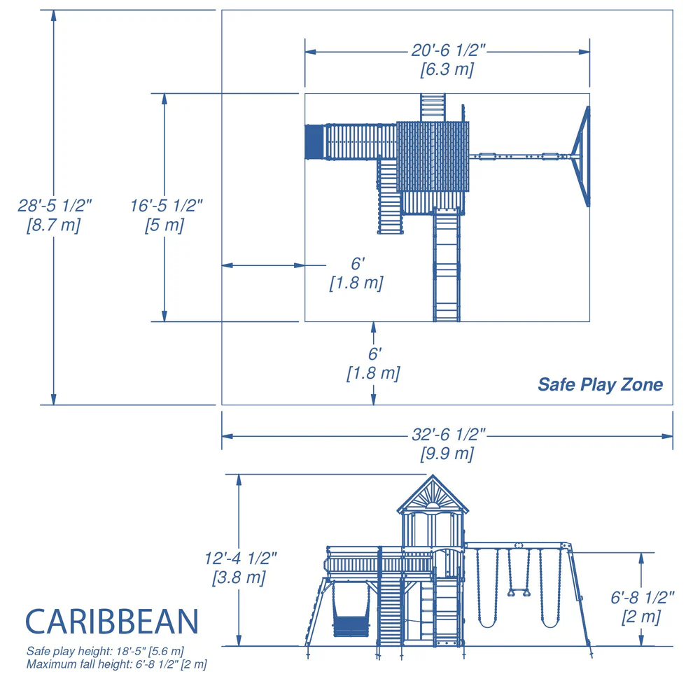 Caribbean Swing Set