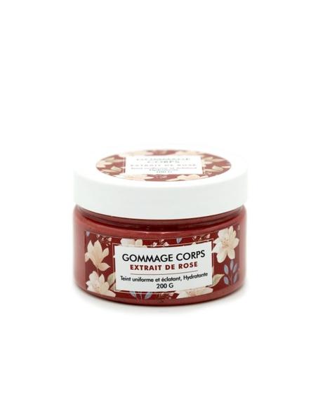مقشر الجسم بخلاصة الورد