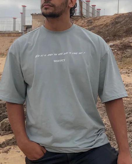 Mint green Distinct oversize T-shirt