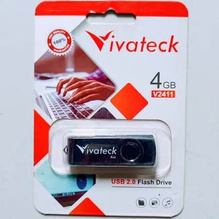 Vivateck Flash Drive 4gb USB 2.0 High Speed