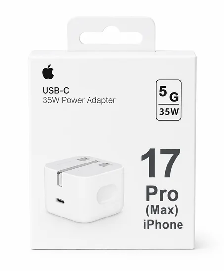 35W USB-C Power Adapter for iPhone 17 Pro (Max)