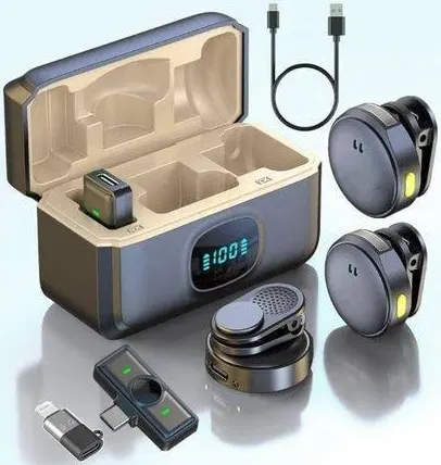 Wireless Clip-On Lavalier Microphone