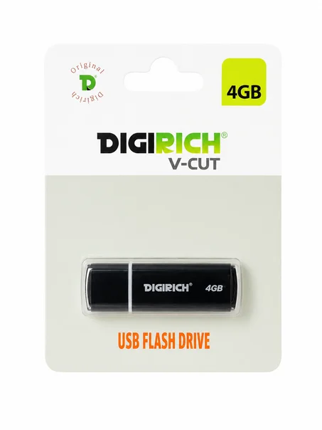 Digirich V-Cut 4gb USB Flash Drive