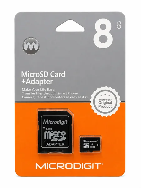 Microdigit 8GB Micro SD Memory Card