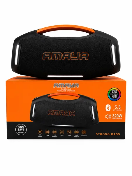AMAYA Portable Bluetooth Speaker 320W Subwoofer