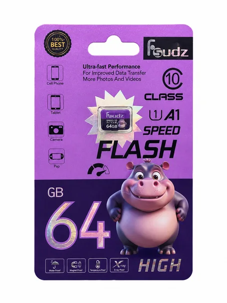 Fsudz 64GB microSDHC Memory Card
