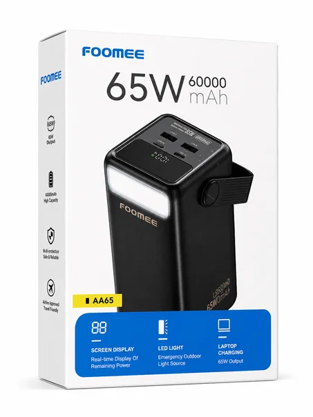 Foomee AA65 60000mAh 65W Power Bank