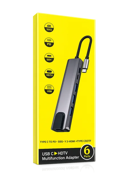 USB-C 6-in-1 Multifunction Adapter