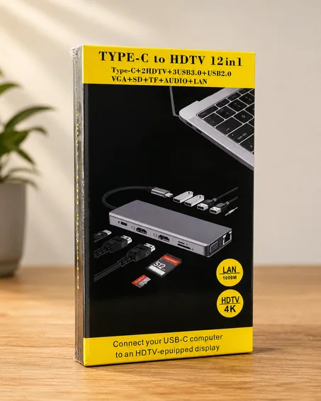 USB-C 12-in-1 Multifunction Adapter
