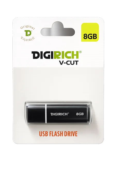 Digirich V-Cut 8gb USB Flash Drive