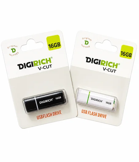 The DIGIRICH V-CUT 16gb USB Flash Drive