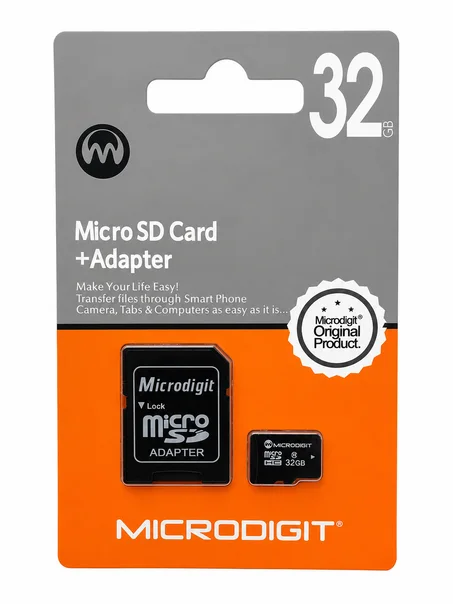 Microdigit 32GB Micro SD Memory Card