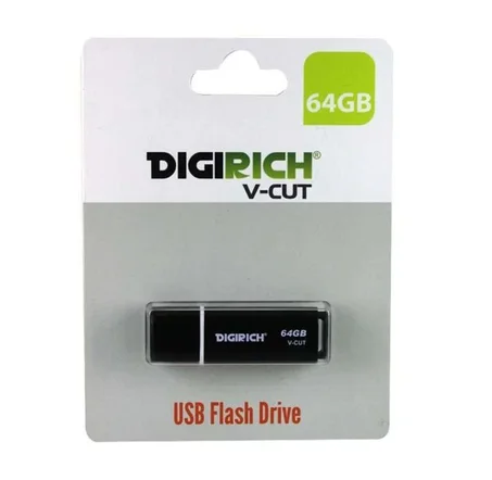 DIGIRICH V-CUT 64GB USB Flash Drive