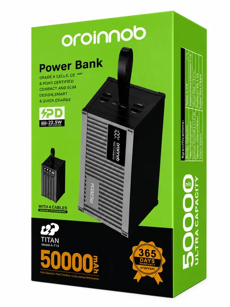 ORoinnob Titan A-713 50000mAh Power Bank